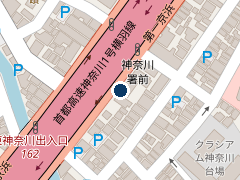 タイムズ横浜銀行アイスアリーナの位置
