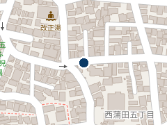 タイムズ西蒲田３丁目の位置