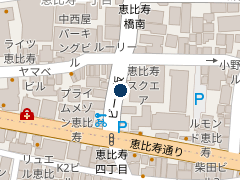 タイムズＶＯＲＴ恵比寿ｍａｘｉｍの位置