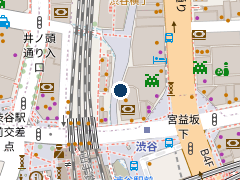 タイムズ渋谷東武ホテルの位置