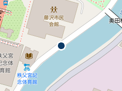 タイムズ藤沢リラパーキングの位置