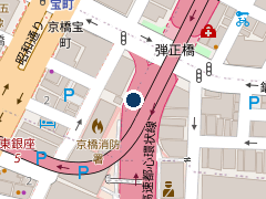 京橋エドグランの位置