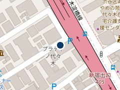 タイムズ西新宿３丁目第５の位置
