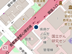 ＧＩＮＺＡ　ＳＩＸの位置
