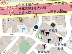 タイムズポーラ渋谷ビルの位置