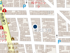 タイムズ自由が丘駅南口の位置