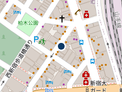 タイムズ北新宿１丁目の位置