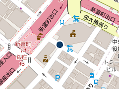タイムズプライム銀座柳通りビルの位置