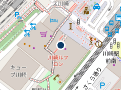 フロール川崎中幸町ゲート内の位置