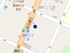 タイムズ立川錦町第２０の位置