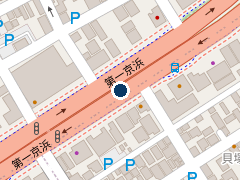 タイムズ川崎駅東口の位置