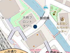 タイムズ五反田駅東口の位置
