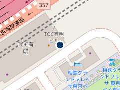 タイムズブリリア有明スカイタワーの位置
