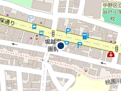 タイムズ島忠中野店の位置