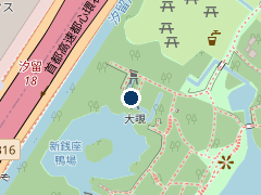 タイムズ東新橋第３の位置