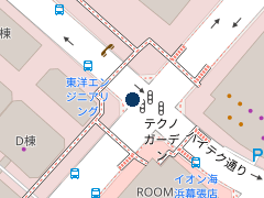 タイムズ幕張ベイタワーの位置