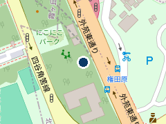 タイムズ慶應義塾大学病院西１の位置