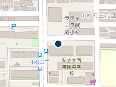 タイムズ小杉御殿町第６の位置