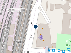 タイムズ都シティ東京高輪の位置