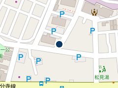 立川市緑川第五駐車場の位置