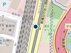 タイムズ新橋５丁目第７の位置