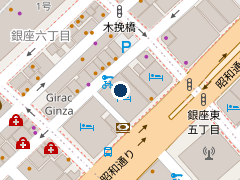 タイムズ銀座ノボの位置