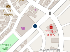 タイムズ柏中央第５の位置