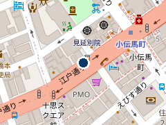 タイムズコンフォートホテル東京神田の位置