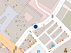 タイムズ乃木會館第１の位置