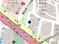 タイムズ東池袋第１３（バイク時間貸）の位置