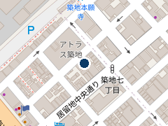 タイムズコンワビル駐車場の位置