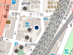 タイムズ芝公園２丁目第２の位置