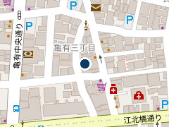 タイムズサミットストア亀有駅北店の位置