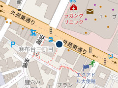 タイムズ六本木３丁目第２の位置