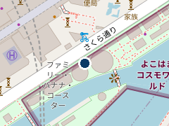 タイムズみなとみらいミッドスクエアの位置