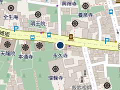 タイムズ谷中よみせ通りの位置