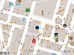 タイムズ西新宿プライムスクエアの位置
