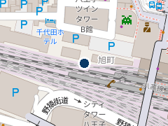 タイムズ八王子横山町第１３の位置
