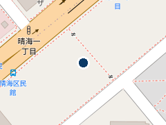 タイムズ月島第２０の位置