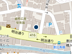 タイムズ渋谷東第２の位置