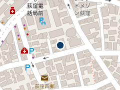 タイムズ荻窪駅北口の位置