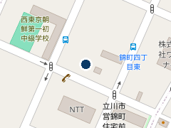 タイムズファミリーマート立川南通り店の位置