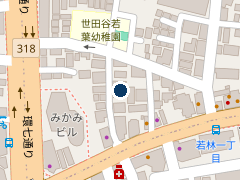 タイムズ若林駅前第２の位置
