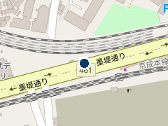 タイムズ北千住駅東口第３の位置