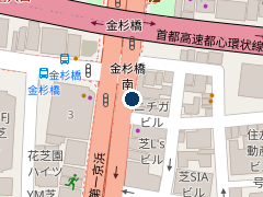 タイムズ港芝公園二駐車場の位置