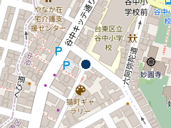 タイムズ千駄木３丁目の位置