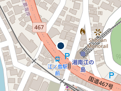タイムズ片瀬しおさいセンターの位置