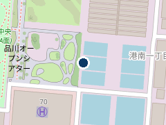 TAKANAWA GATEWAY CITY駐車場　P1北の位置