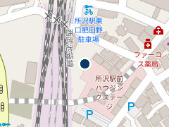 タイムズ所沢日吉町第７の位置