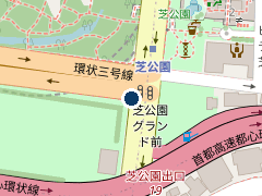 タイムズ芝公園４丁目の位置